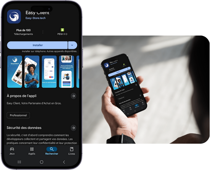 Téléchargement de l'application